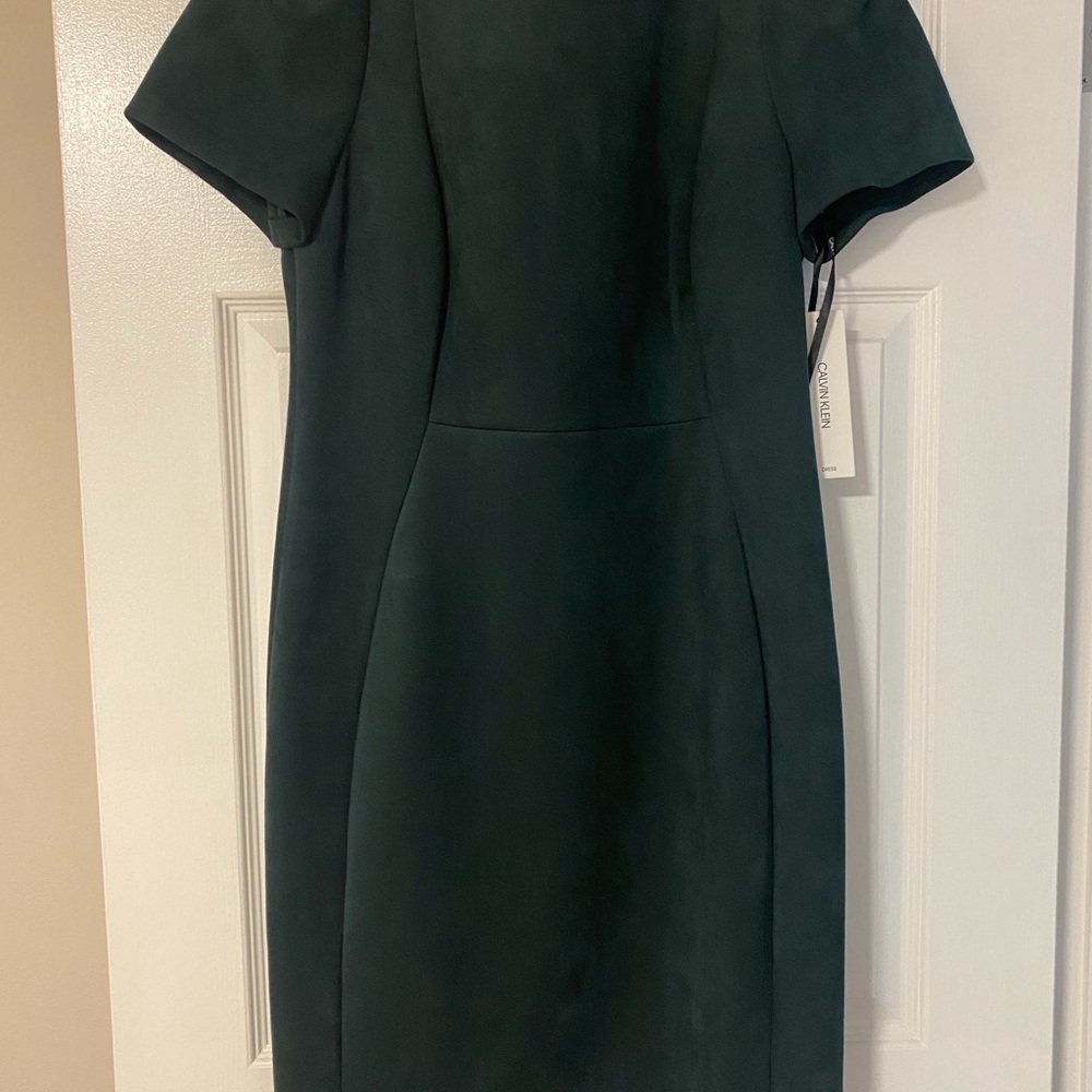 Calvin Klein Forest Green Midi Dress